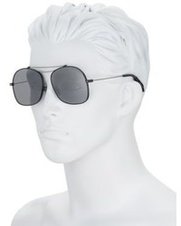 Alexander McQueen Kering 59mm Rectangular Square Sunglasses