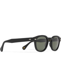 Moscot Lemtosh Round Frame Matte Acetate Sunglasses