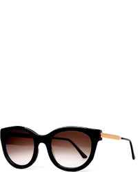 Thierry Lasry Lively Limited Edition Vintage Pattern Square Sunglasses Black