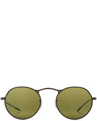 Oliver Peoples M 4 30th Anniversary Round Sunglasses Black