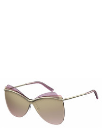 Marc Jacobs Metal Butterfly Shield Sunglasses