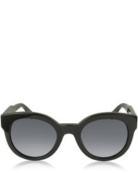 Marc Jacobs Mj 588s Black Touch Round Acetate Sunglasses