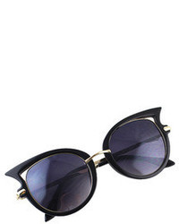 Cat Eye New Arrivals Fashionable Black Sunglasses 2015