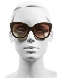 Kate Spade New York Amberly 54mm Cat Eye Sunglasses Black