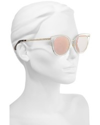 Kate Spade New York Jazzlyn 51mm Cat Eye Sunglasses Black Gold