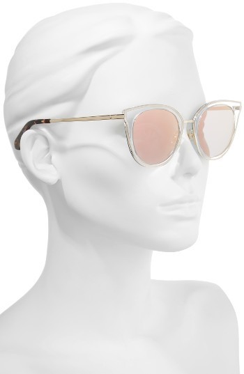 Kate Spade New York Jazzlyn 51mm Cat Eye Sunglasses Black Gold, $180 |  Nordstrom | Lookastic