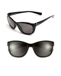 Nike Gaze 58mm Sunglasses Black One Size