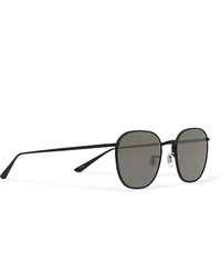 The Row Oliver Peoples Board Meeting 2 Square Frame Titanium Mirrored Sunglasses