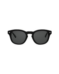 CHRISTOPHER CLOOS Passable 49mm Polarized Square Sunglasses In Noireblack At Nordstrom