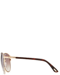 Tom Ford Penelope Metal Butterfly Sunglasses