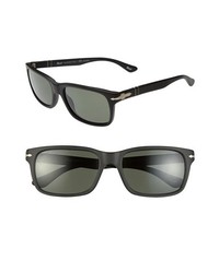 Persol 58mm Polarized Sunglasses Black One Size
