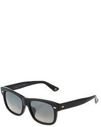 Gucci Polarized Square Plastic Sunglasses Black