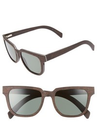 Shwood Prescott 52mm Polarized Walnut Wood Sunglasses