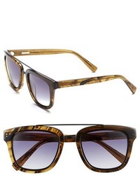 Derek Lam Prince 50mm Aviator Sunglasses Caramel Stripes