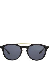 Barton Perreira Rainey Top Bar Detail Sunglasses Black