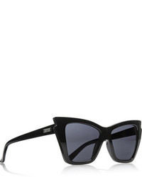 Le Specs Rapture Cat Eye Acetate Sunglasses Black