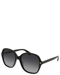Gucci Rectangular Gg Gradient Sunglasses
