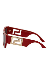 Versace Red Square Sunglasses