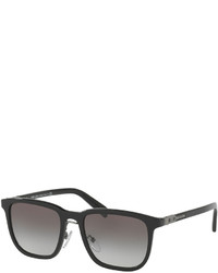 Prada Redux Square Acetate Sunglasses Black