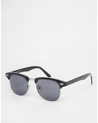 Asos Retro Sunglasses In Black