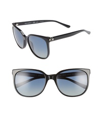 Tory Burch Revo 57mm Polarized Square Sunglasses