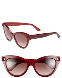 Valentino Rockstud 53mm Cat Eye Sunglasses
