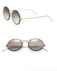 Kyme Ros 49mm Round Sunglasses