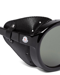 Moncler Round Frame Acetate Polarised Sunglasses