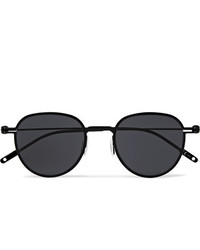 Montblanc Round Frame Metal Sunglasses