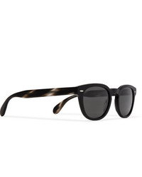 Oliver Peoples Sheldrake Round Frame Acetate Polarised Sunglasses