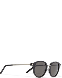Saint Laurent Sl57 Round Frame Acetate Sunglasses