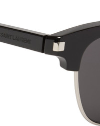 Saint Laurent Sl83 Acetate And Metal Sunglasses