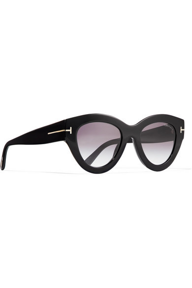 Tom Ford Slater Cat Eye Acetate Sunglasses, $290  |  Lookastic