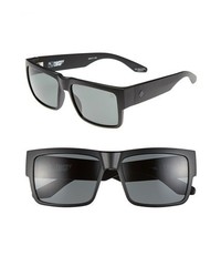 Spy Optic Cyrus 58mm Sunglasses Black Grey Lens None