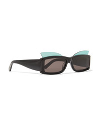 Courreges Square Frame Layered Acetate Sunglasses