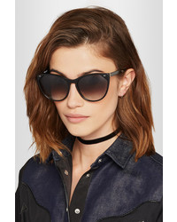 Thierry Lasry Swappy Cat Eye Acetate Sunglasses Black