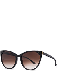 Thierry Lasry Swappy Cat Eye Sunglasses Black