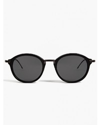 Thom Browne Tb 011 Matte Black Sunglasses