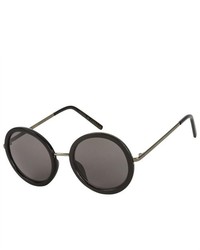 TH Sw Round Style 5582 Greyblack Frame Wi Smoke Lenses Sunglasses