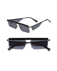 Adam Selman X Le Specs Luxe The Flex 55mm Semi Rimless Sunglasses