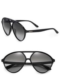 Valentino Thin Glam Mask 60mm Aviator Sunglasses