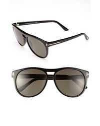 Tom Ford Callum 57mm Sunglasses Shiny Black One Size