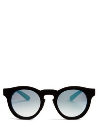 Italia Independent Velvet Coated Mirrored Sunglasses