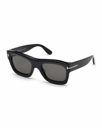 Tom Ford Wagner Thick Square Sunglasses Black
