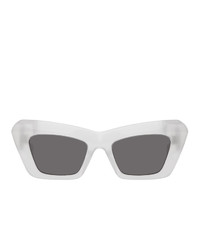 Loewe White Oversized Cat Eye Sunglasses