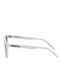 Saint Laurent White Sl 318 Sunglasses
