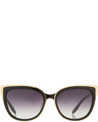 Barton Perreira Winette Gradient Universal Fit Cat Eye Sunglasses Black