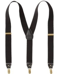 Geoffrey Beene Solid Nylon Elastic Convertible Suspender