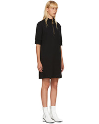 Marc Jacobs Black Zip Sweatshirt Dress