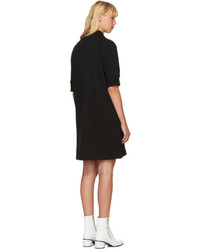 Marc Jacobs Black Zip Sweatshirt Dress